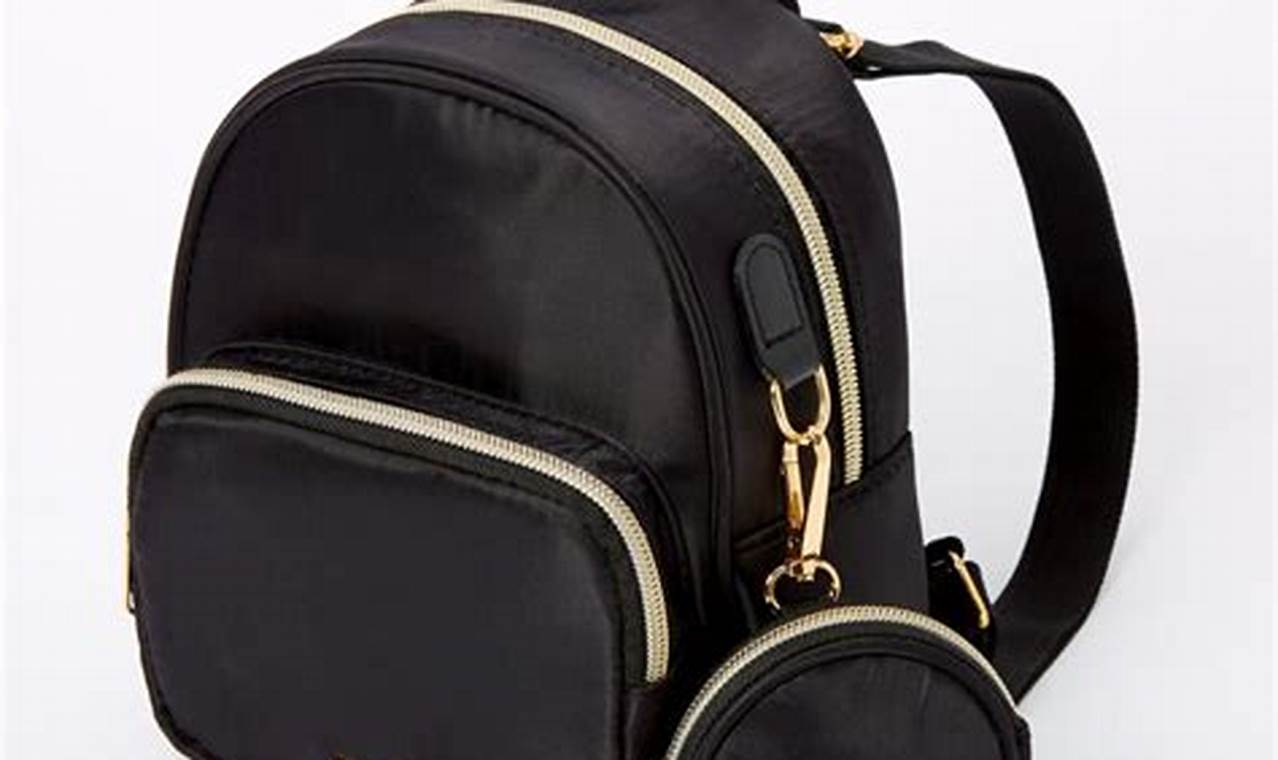 Best Mini Black Backpack [Compact & Stylish]