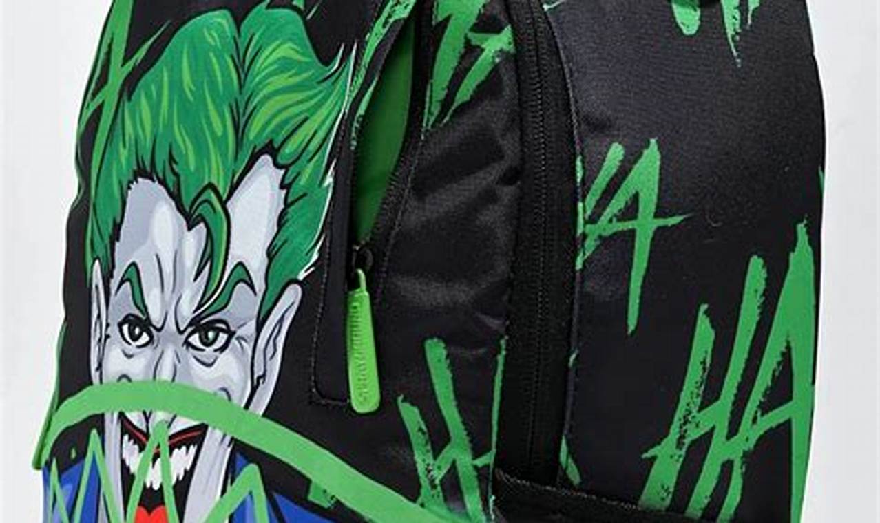 Buy The Joker Sprayground Backpack! Stylish Bags