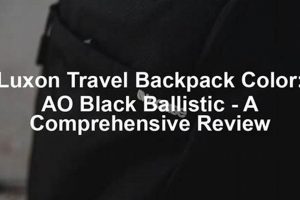 Buy Luxon Ao Black Ballistic Travel Backpack - [Deals!] | Ultimate Backpack Traveler Guide: Tips, Destinations & Budget Hacks