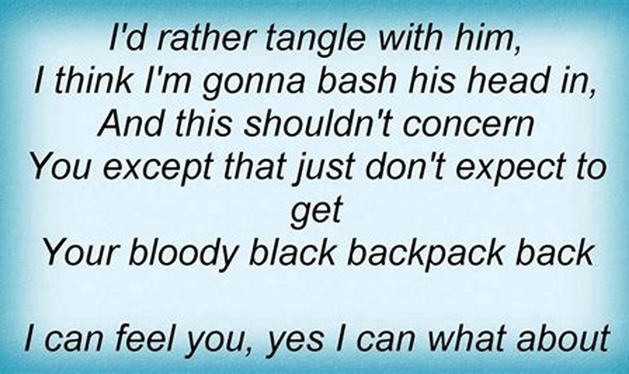 Unpacking Little Black Backpack Lyrics: Meaning & More Ultimate Backpack Traveler Guide: Tips, Destinations & Budget Hacks Unpacking Little Black Backpack Lyrics: Meaning & More | Ultimate Backpack Traveler Guide: Tips, Destinations & Budget Hacks