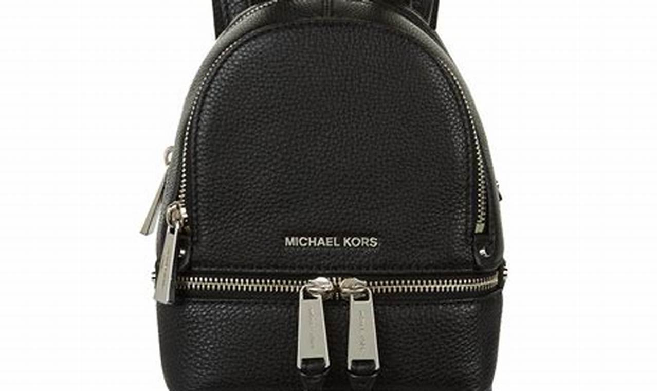 Shop Michael Kors Black Mini Backpack | Cute & Chic! | Ultimate Backpack Traveler Guide: Tips, Destinations & Budget Hacks
