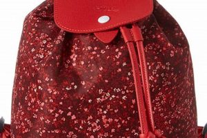 Red Floral Leather: Longchamp Backpack Style &amp; Charm! | Ultimate Backpack Traveler Guide: Tips, Destinations & Budget Hacks