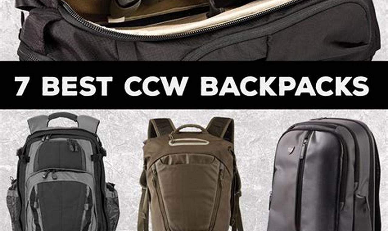 Best CCW Backpacks: Concealed Carry On the Go! | Ultimate Backpack Traveler Guide: Tips, Destinations & Budget Hacks