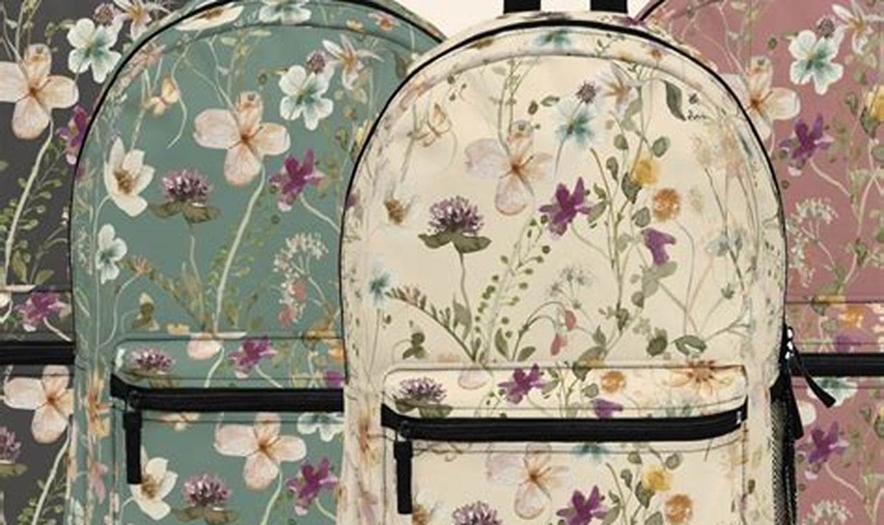 Best Floral Backpacks for Stylish Backpackers! | Ultimate Backpack Traveler Guide: Tips, Destinations & Budget Hacks