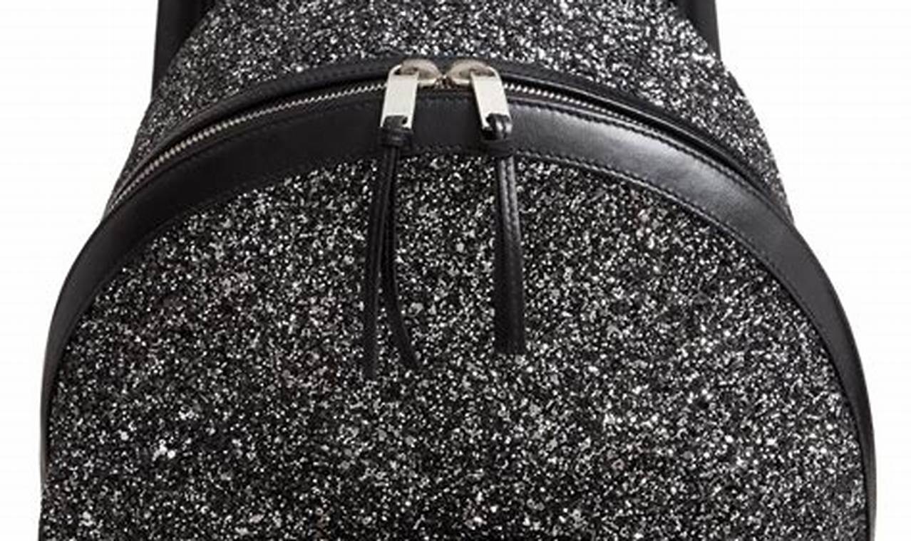 Shine On! Black Glitter Backpack: Style & Sparkle | Ultimate Backpack Traveler Guide: Tips, Destinations & Budget Hacks