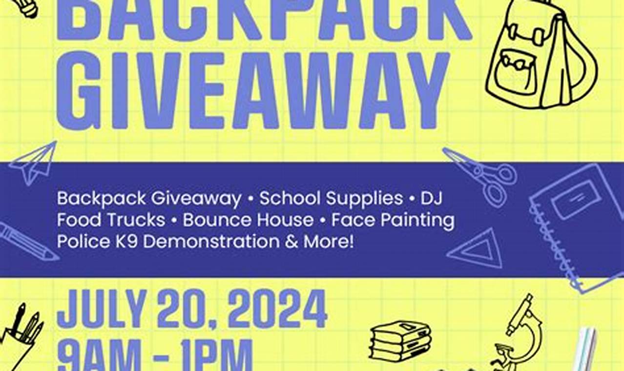 Free School Backpack Giveaway Near Me: Back to School Gear! | Ultimate Backpack Traveler Guide: Tips, Destinations & Budget Hacks