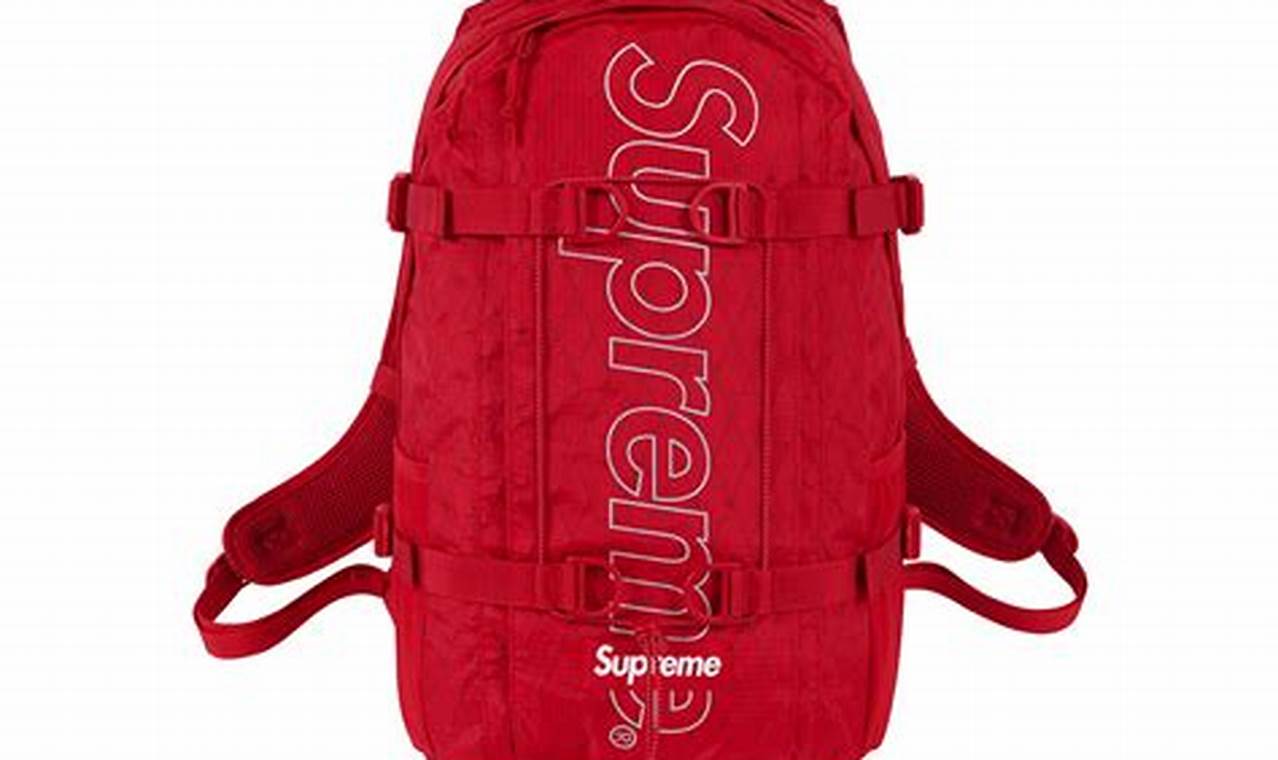 Best Supreme Red Backpack [Gear Guide] | Ultimate Backpack Traveler Guide: Tips, Destinations & Budget Hacks