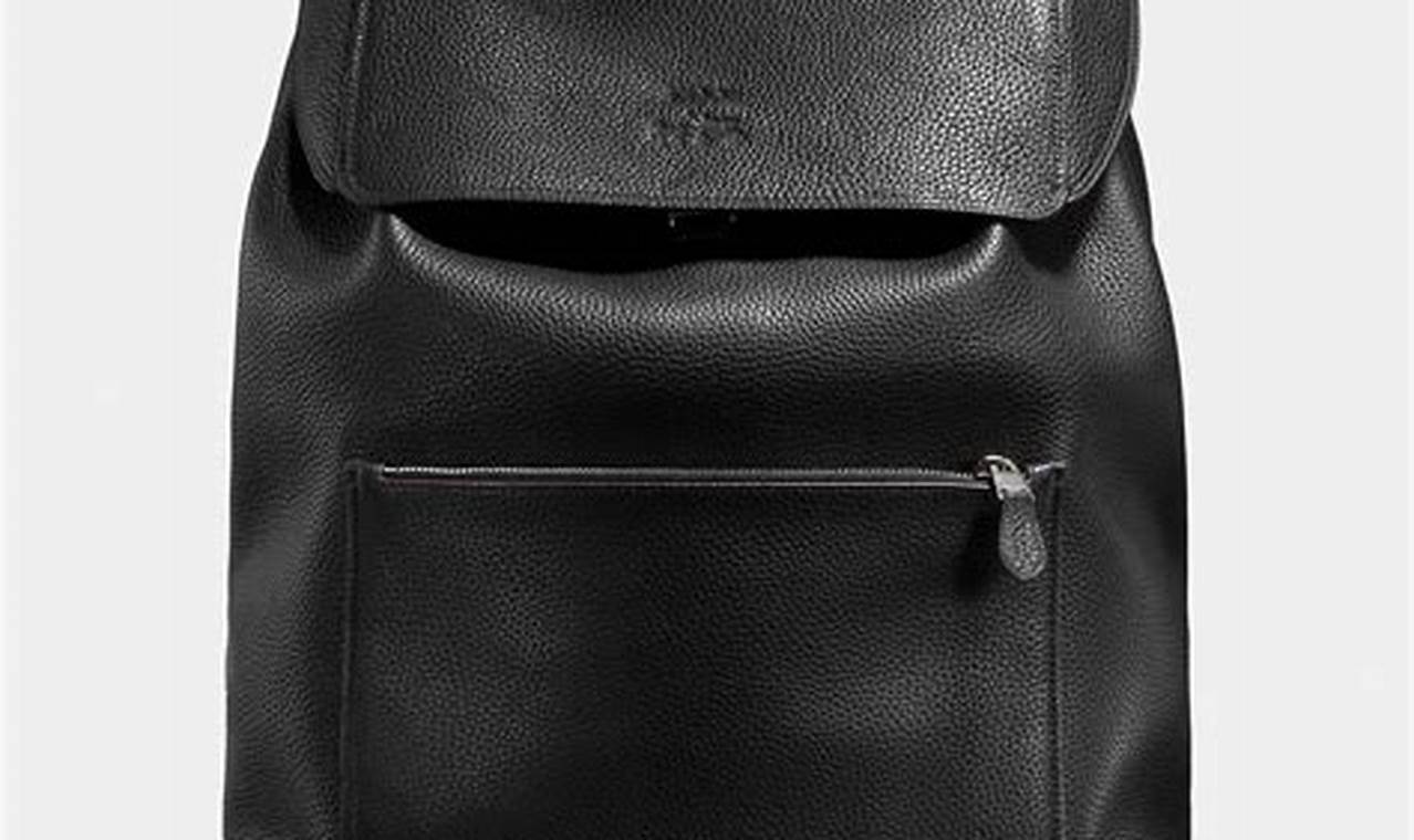 Stylish Black Leather Backpack Coach: Guide &amp; More | Ultimate Backpack Traveler Guide: Tips, Destinations & Budget Hacks