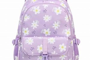 Adorable Flower Bee Purple Backpack: Style for Backpackers! | Ultimate Backpack Traveler Guide: Tips, Destinations & Budget Hacks