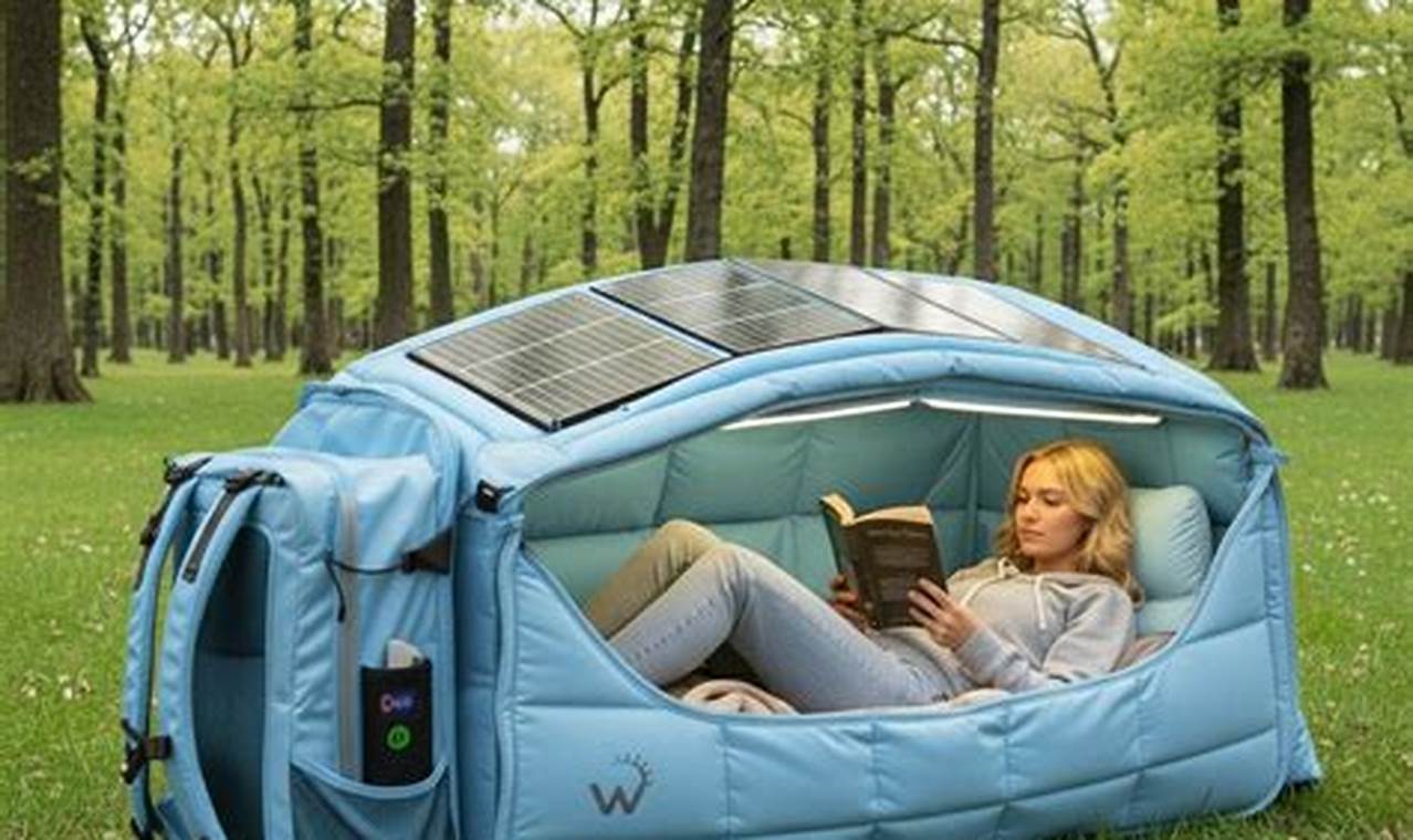 The Backpacker's Backpack Bed: Portable Comfort | Ultimate Backpack Traveler Guide: Tips, Destinations & Budget Hacks