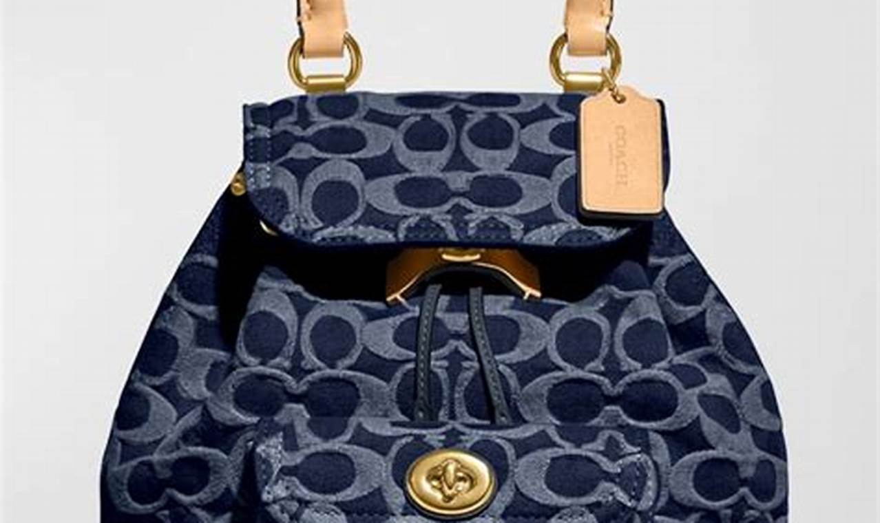 Shop Coach Denim Backpacks: Stylish & Durable Bags | Ultimate Backpack Traveler Guide: Tips, Destinations & Budget Hacks